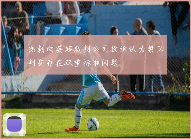 热刺向英超裁判公司投诉认为禁区判罚存在双重标准问题